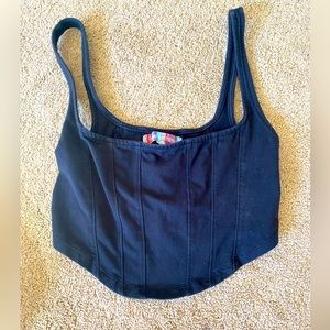 Black corset top from Urban Outfitters!!